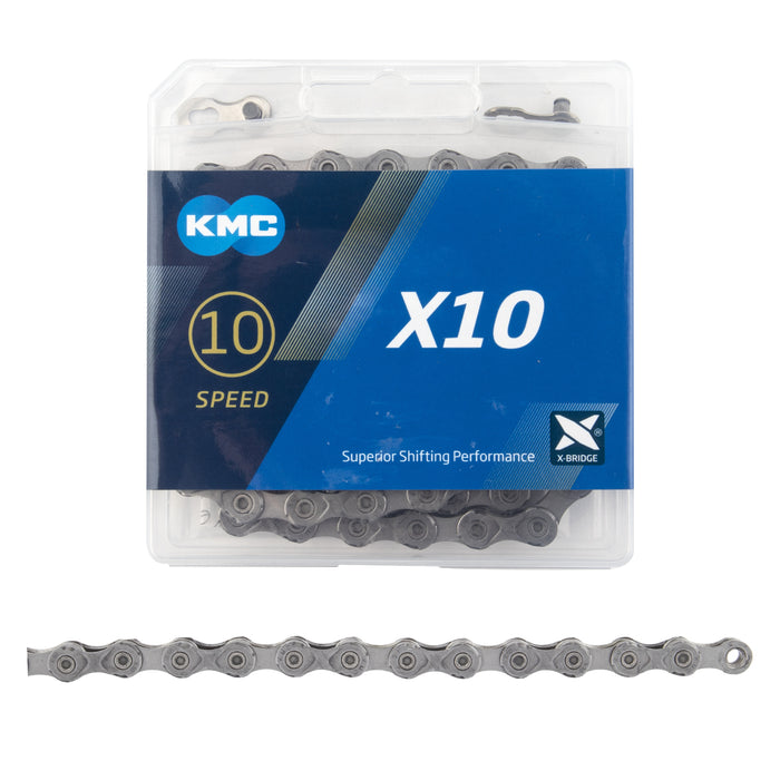 KMC X10 10 Speed Chain GY/GY 116L