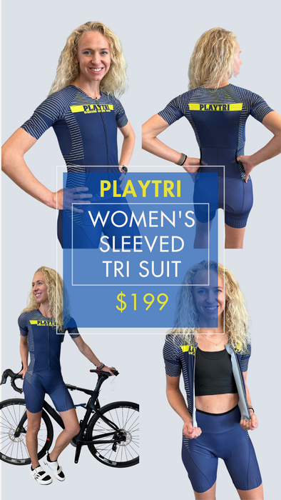 Playtri Women's Sleeved Tri Suit