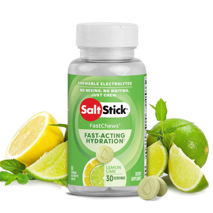 SaltStick FastChews 60ct Bottle Lemon-Lime