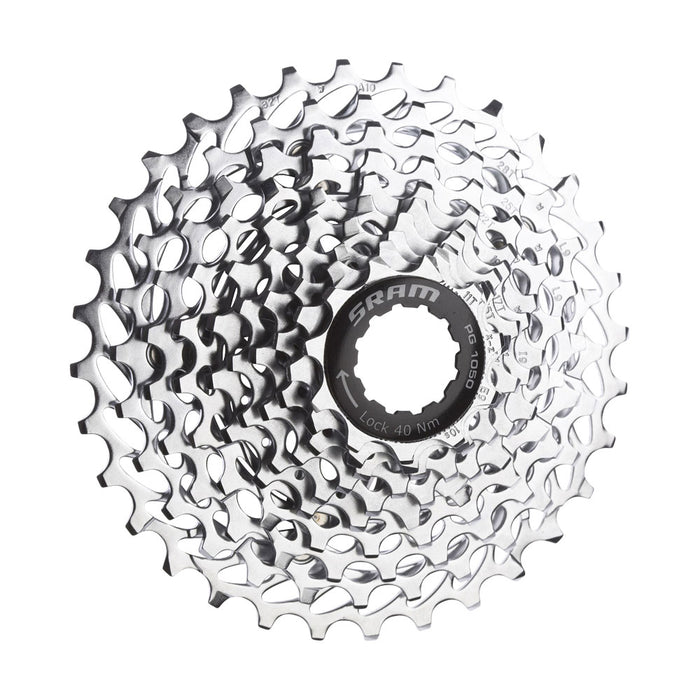 SRAM PG-1050 Cassette - 10 Speed, 11-28t, Silver