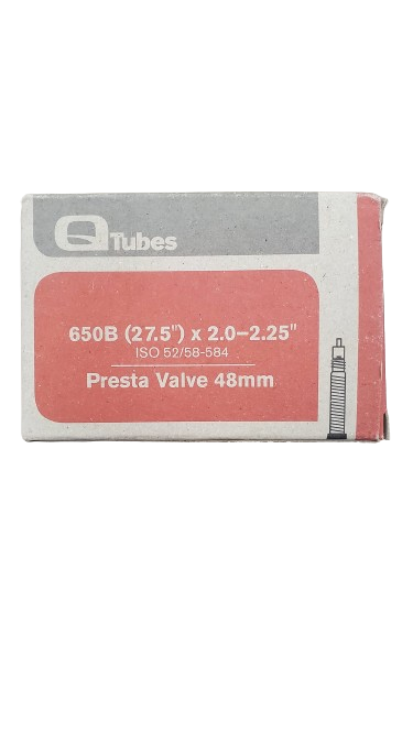 Q-Tube / Teravail Presta Valve Inner Tube 27.5 x 2.00 - 2.25 48mm