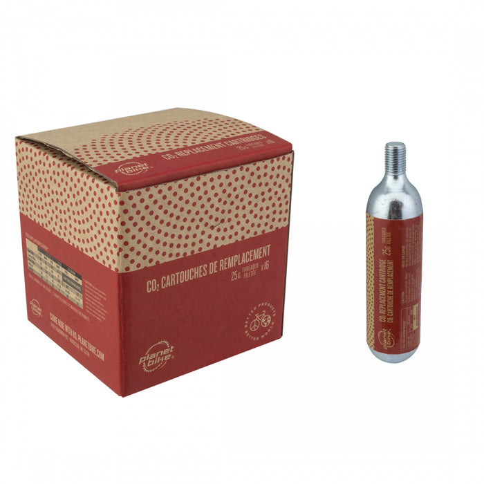 Planet Bike 25g Threaded CO2 Cartridges
