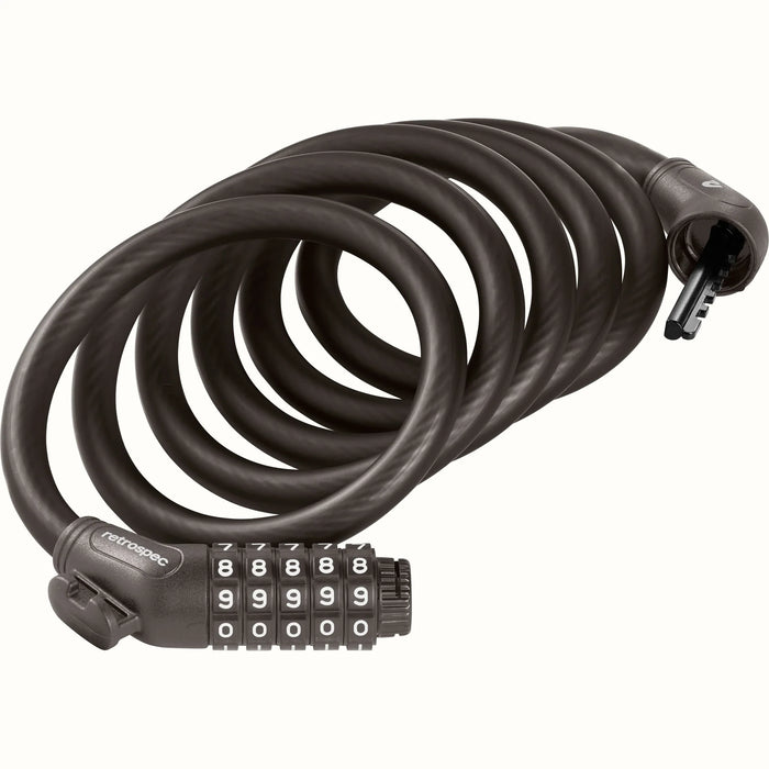 Grizzly Plus Integrated Combo Cable Bike Lock - 12mm