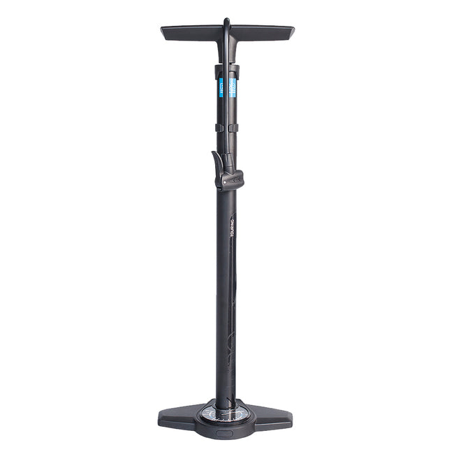 Pro Floorpump Touring Black with Integrated Gauge