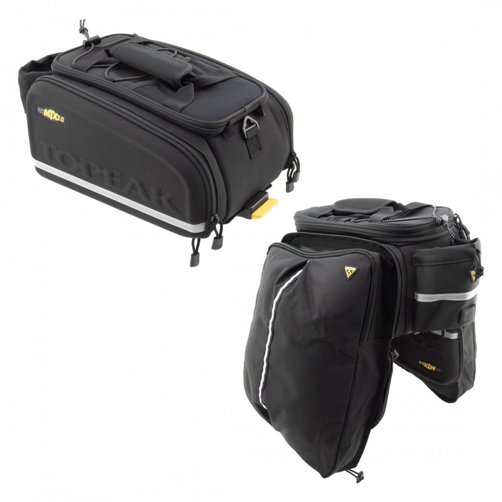 Topeak MTX Quick Track Bike Trunk Bag Top and Side Pockets 201504S *NEVER USED