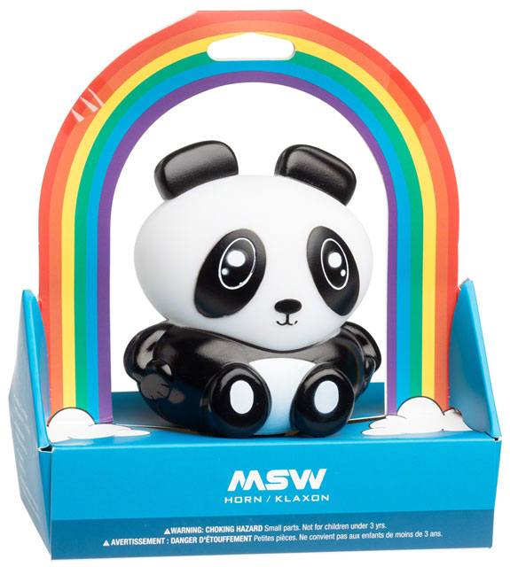 MSW Panda Horn, Squeeze Bike Bell for Kids' Bikes