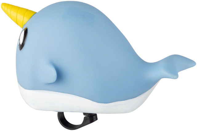 MSW Narwhal Horn Squeeze Bike Bell for Kids' Bikes