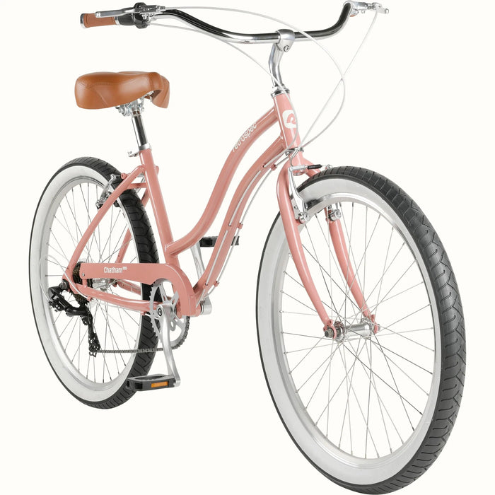 Chatham Plus Aluminum Beach Cruiser Bike - Step Through 7 Speed