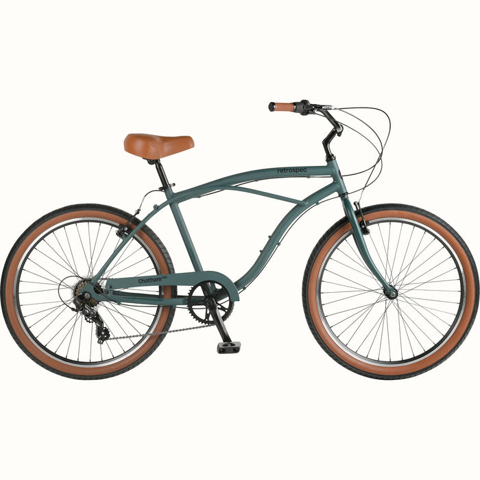 Retrospec Chatham Plus Aluminum Beach Cruiser Bike - 7 Speed