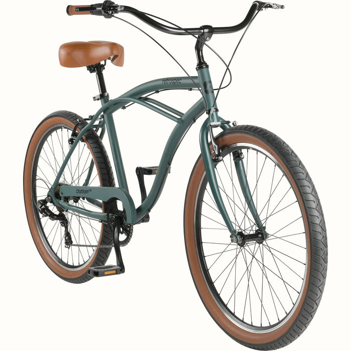 Retrospec Chatham Plus Aluminum Beach Cruiser Bike - 7 Speed