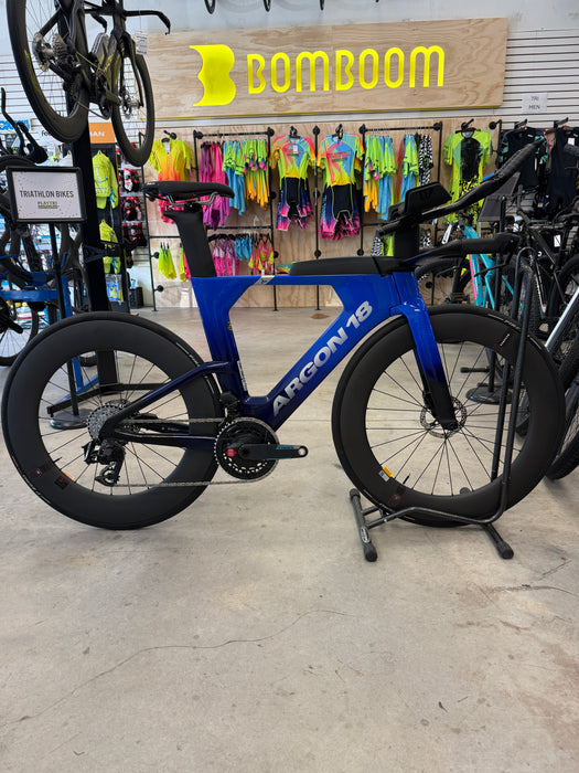 Argon 18 E-119 Tri+ Disc SRAM Force AXS, Reserve 77/88 Wheels - Triathlon bike