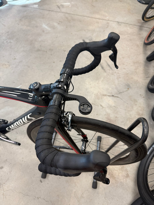 Specialized Tarmac S-WORKS Road Bike, Shimano Dura Ace Di2, Zipp 404 Carbon wheels, size 52CM - USED