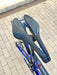 Seat of Felt FR Advanced 105 Di2 road bike in blue