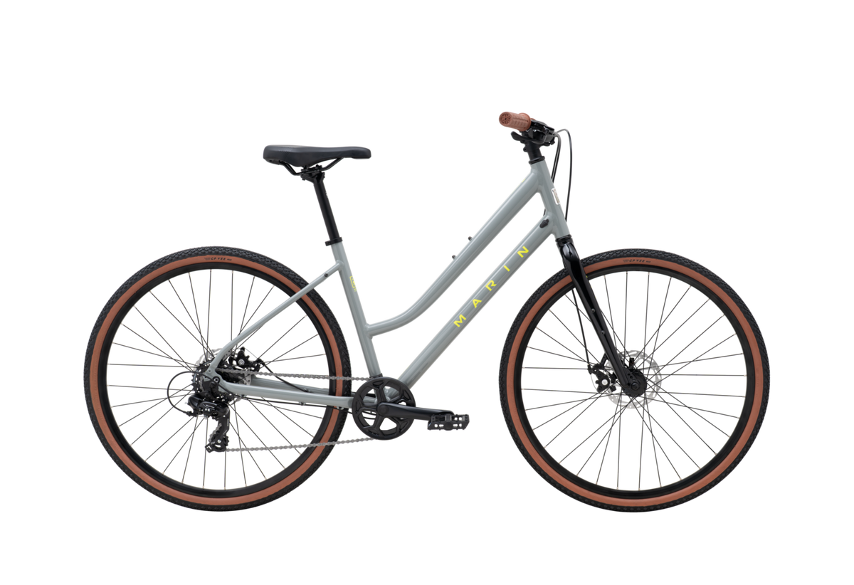 marin gravel bike 2021 Marin Kentfield 1 ST, Step-Through Hybrid Bike