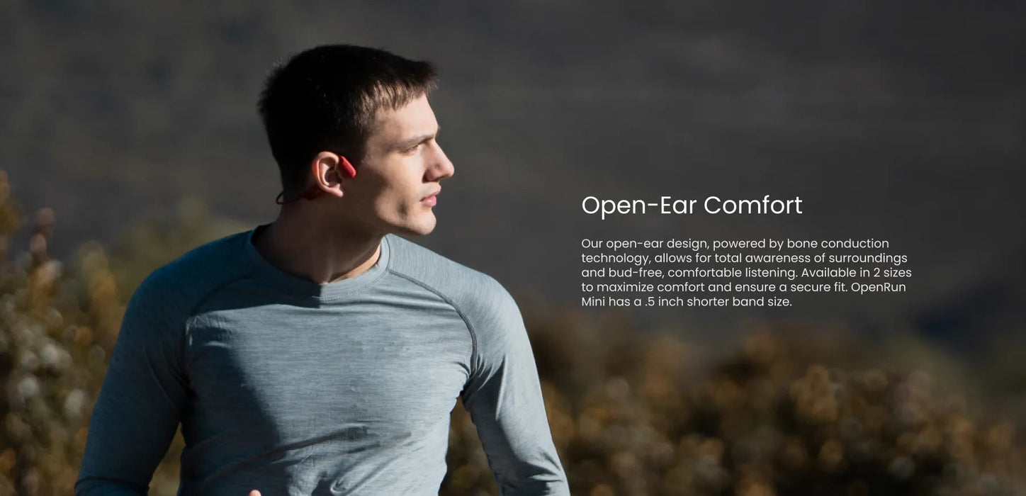 Shokz OpenRun - IP67 Waterproof Open-Ear Sport Headphones