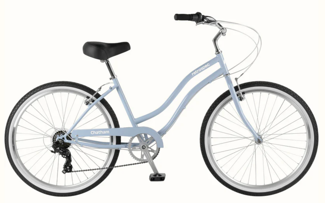 Retrospec Chatham Beach Cruiser Bike - Step Through 7 Speed