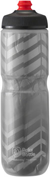 Polar Bottles Breakaway Bolt Insulated Water Bottle -24oz, Charcoal/Silver