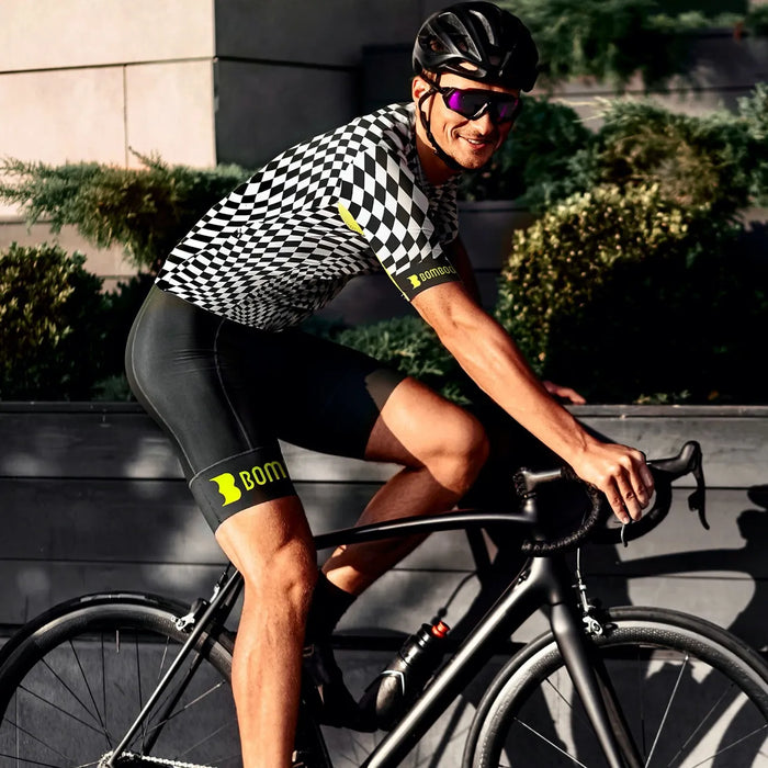 Bomboom Men's Elite Short Sleeve Tri Top – Checkadelic