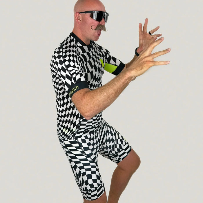 Bomboom Men's Elite Short Sleeve Tri Top – Checkadelic