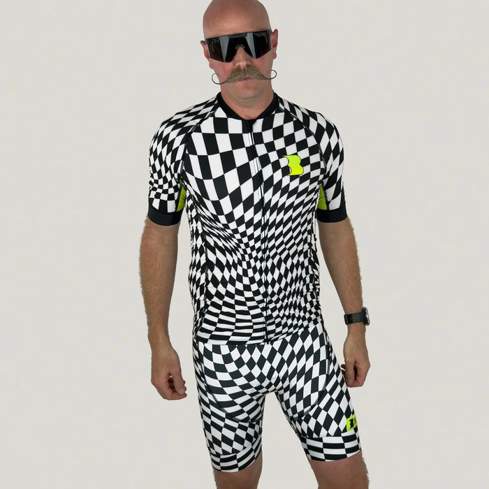 Bomboom Men's Elite Short Sleeve Tri Top – Checkadelic