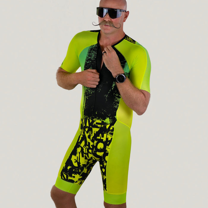 Bomboom Men's Pro Tri Aerosuit – Acid Graffiti