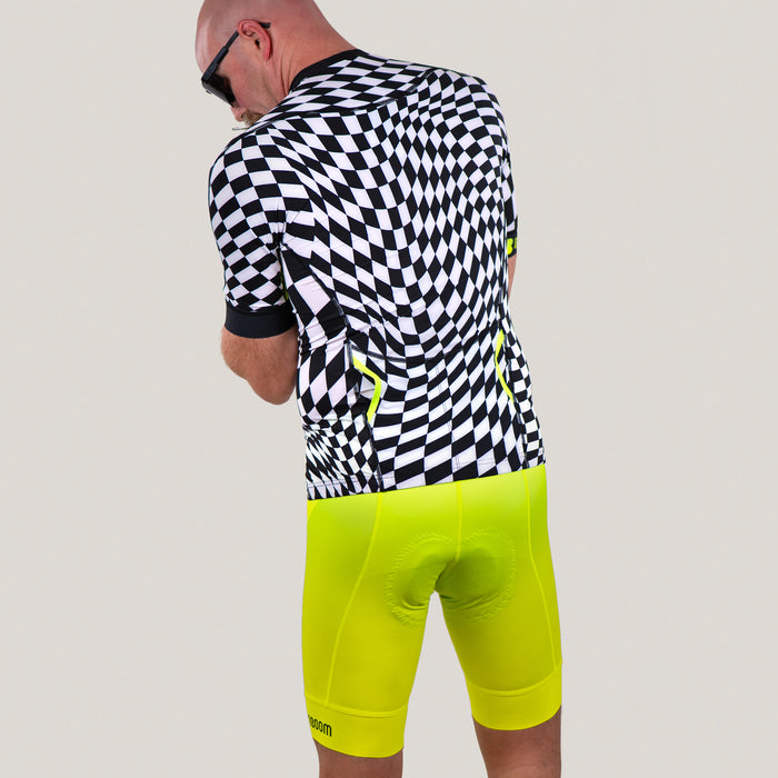 BomBoom Men's Cycling Shorts - Citron Fusion