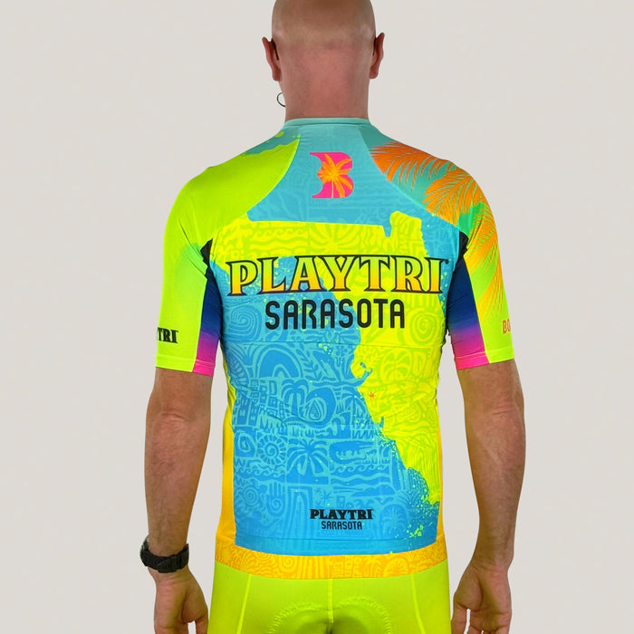 Playtri Sarasota x Bomboom Men's Elite Bike Jersey