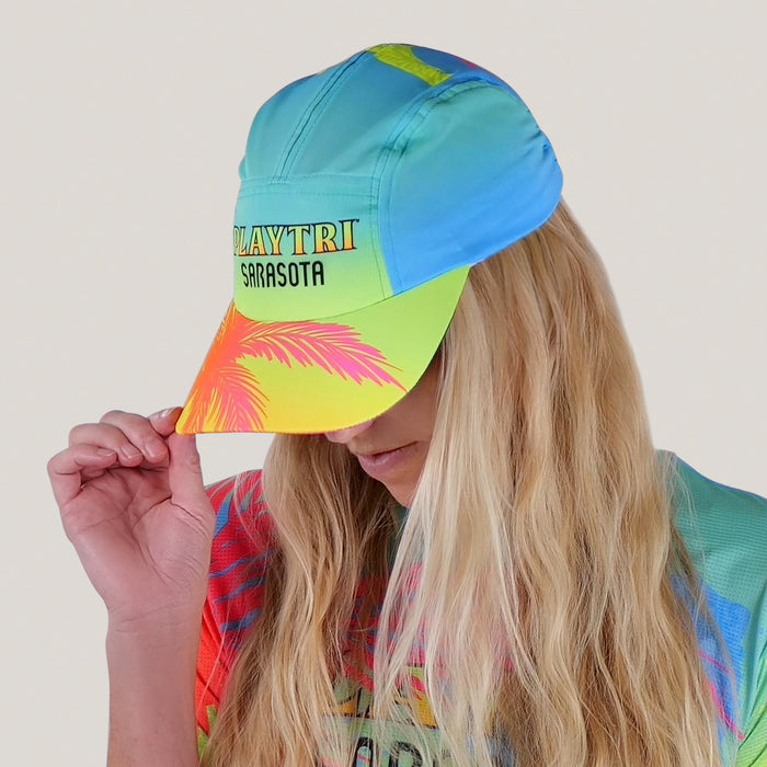 Playtri Sarasota x Bomboom Tech Running Hat