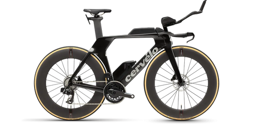 Black Cervelo P5 Force AXS triathlon bike