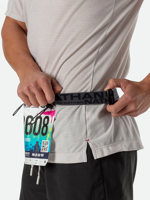 Nathan Race Number Belt Nutrition Waist Belt