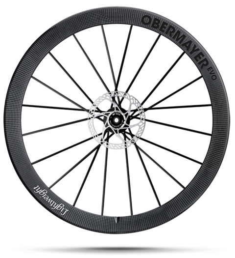 Lightweight Wheels l Obermayer Evo – Disc – Tubeless - 24mm Black Edition