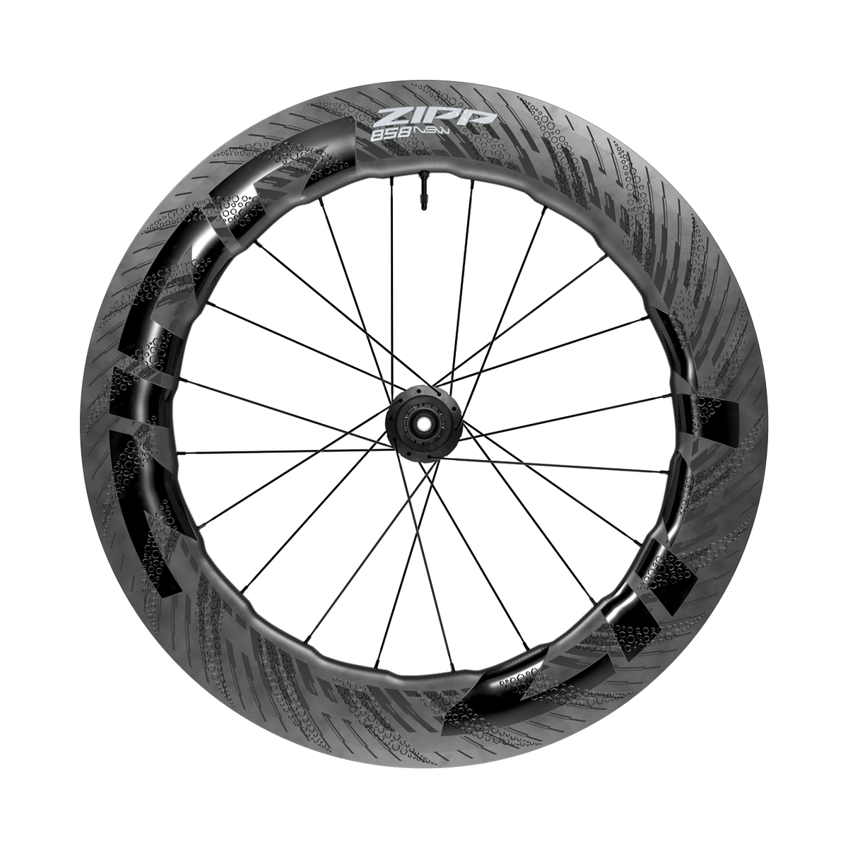Zipp AM 858 NSW Carbon Tubeless Disc Brake, Front wheel, Ceramic Beari