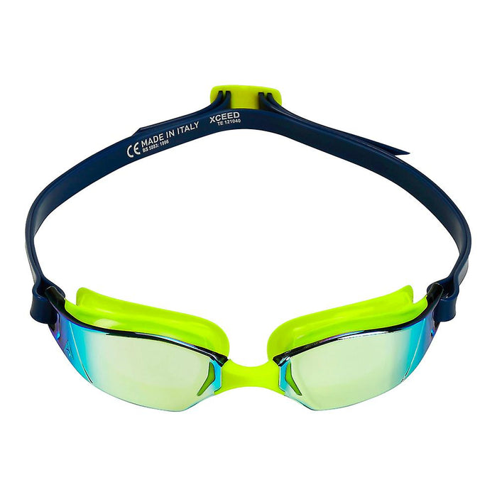 Aquasphere XCEED Swim Goggles - Bright Yellow/Navy Blue