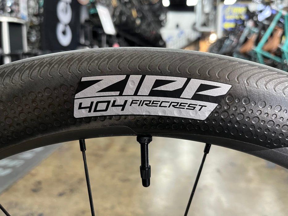 Zipp 404 Firecrest Tubeless Rim Brake Carbon Wheelset