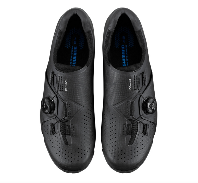 Shimano Men's XC3 Mountain Bike Shoe WIDE - Black