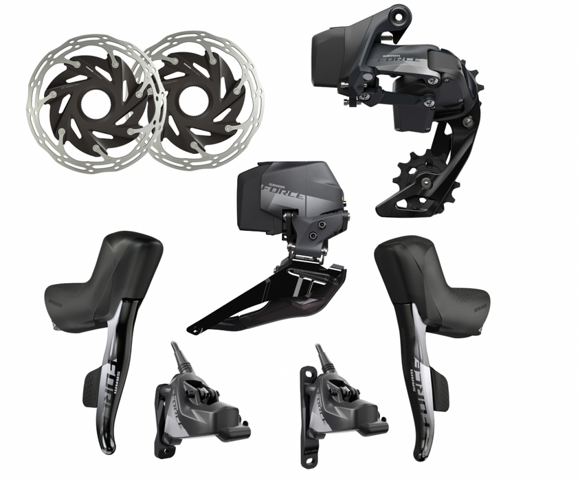 SRAM Force eTap AXS 2X Hydraulic Road Disc Brake Groupset