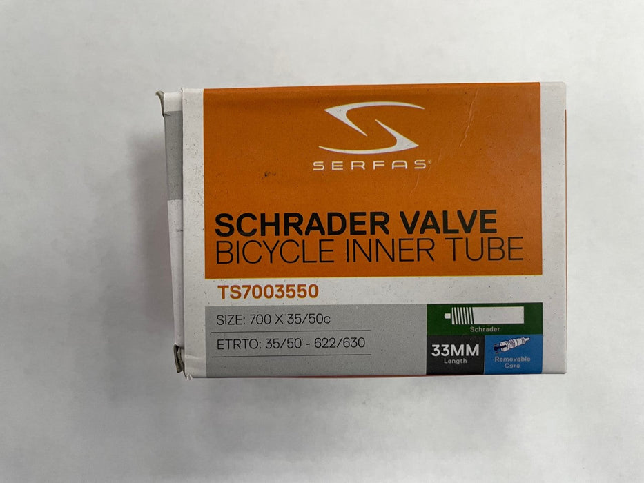 Serfas Schrader Valve Inner Tube 700x35-50 33mm